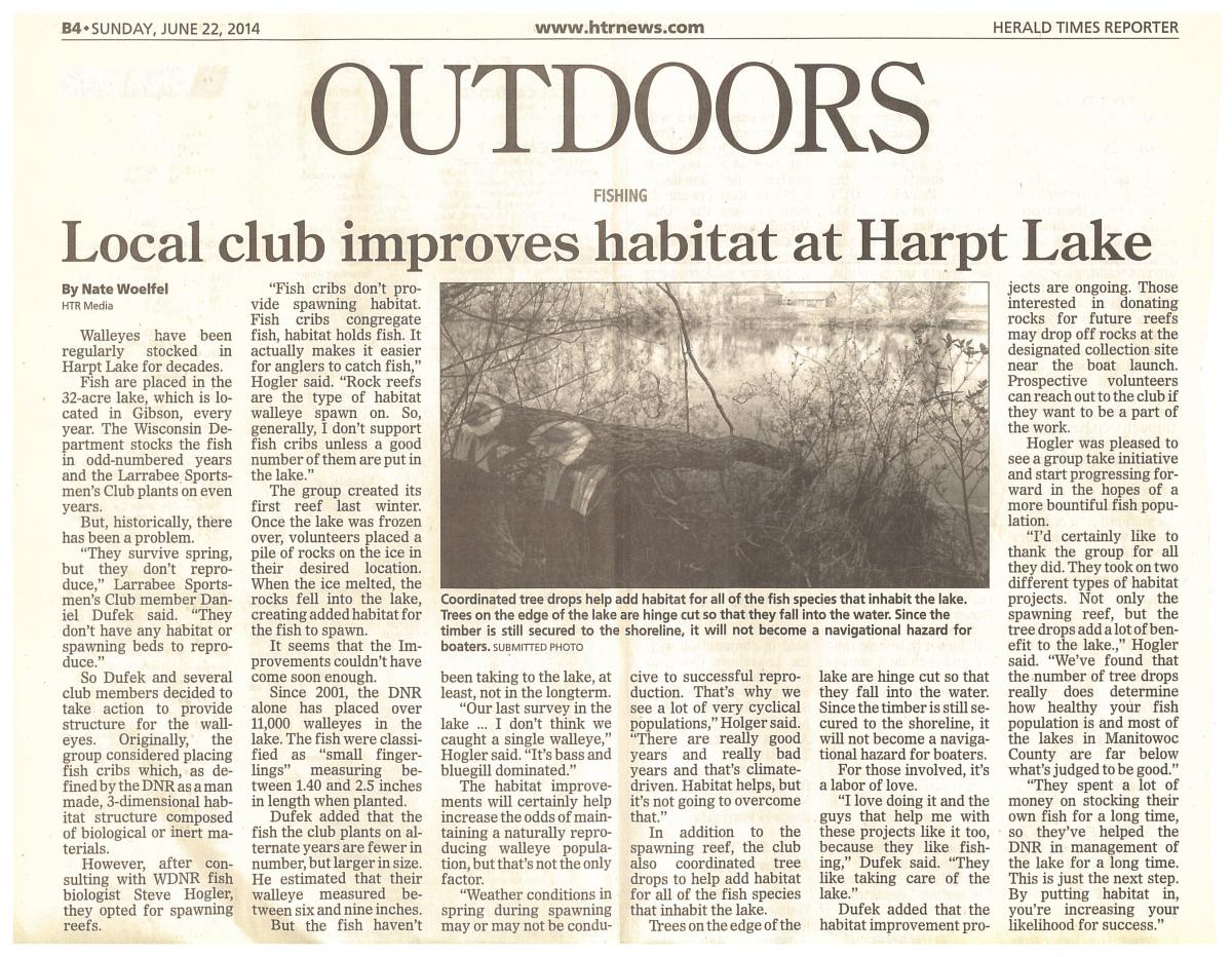 Spring 2014 Tree Drop Makes the News      