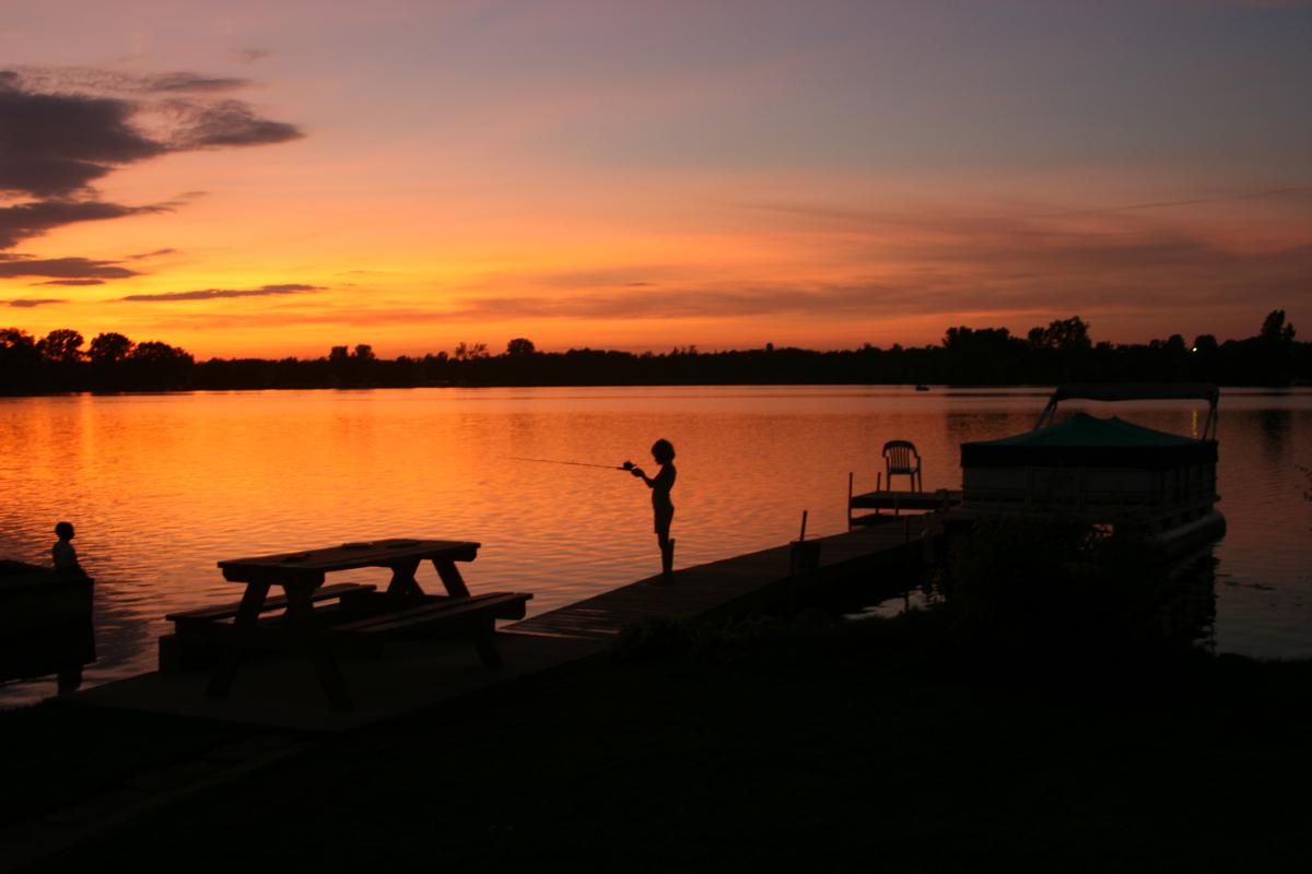 Sunset on Wilke Lake  