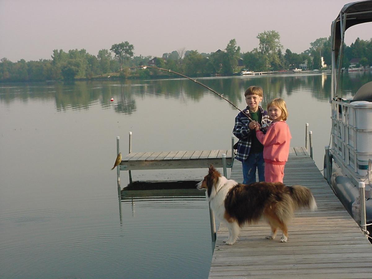 Fishing on Wilke Lake  